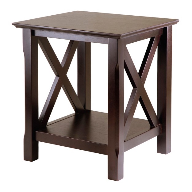 Xola End Table Cappuccino Winsome