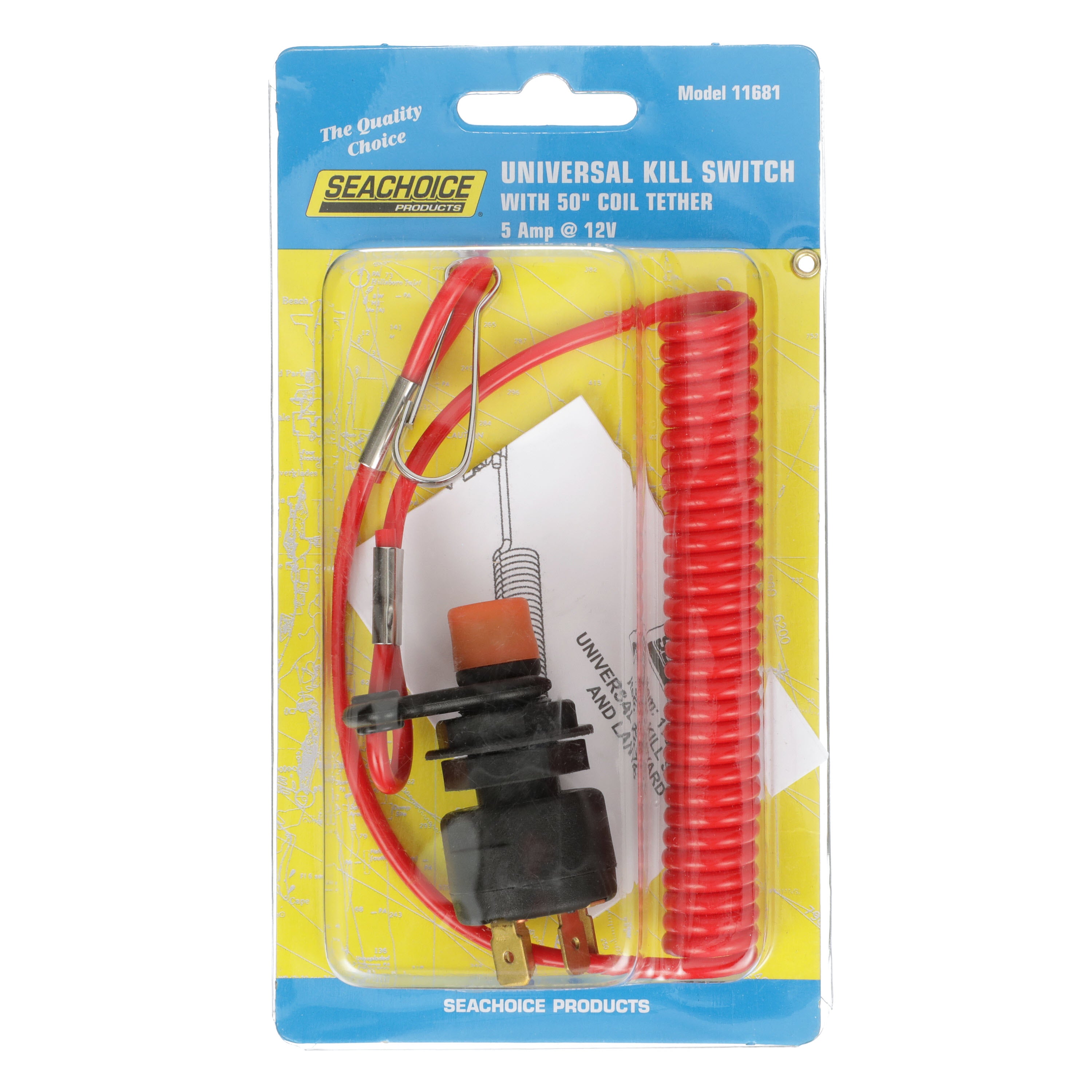 Seachoice Universal Boat Kill Switch Kit