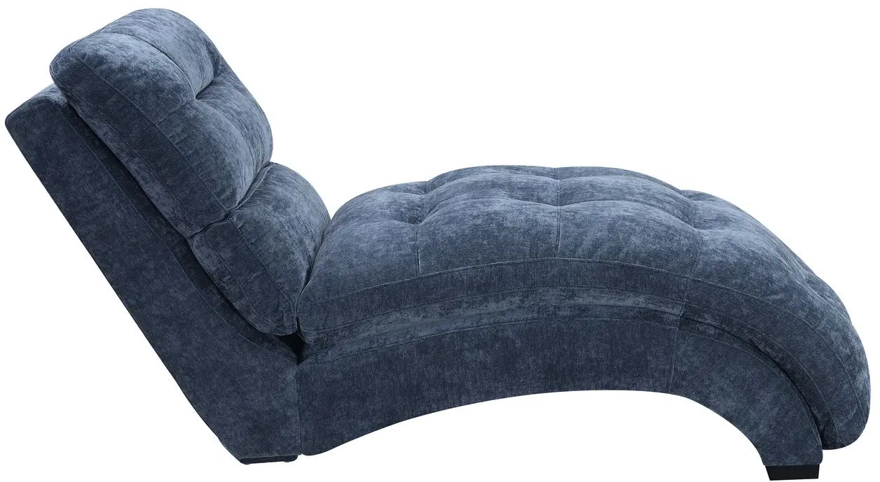 Dominick Slate Blue Chaise