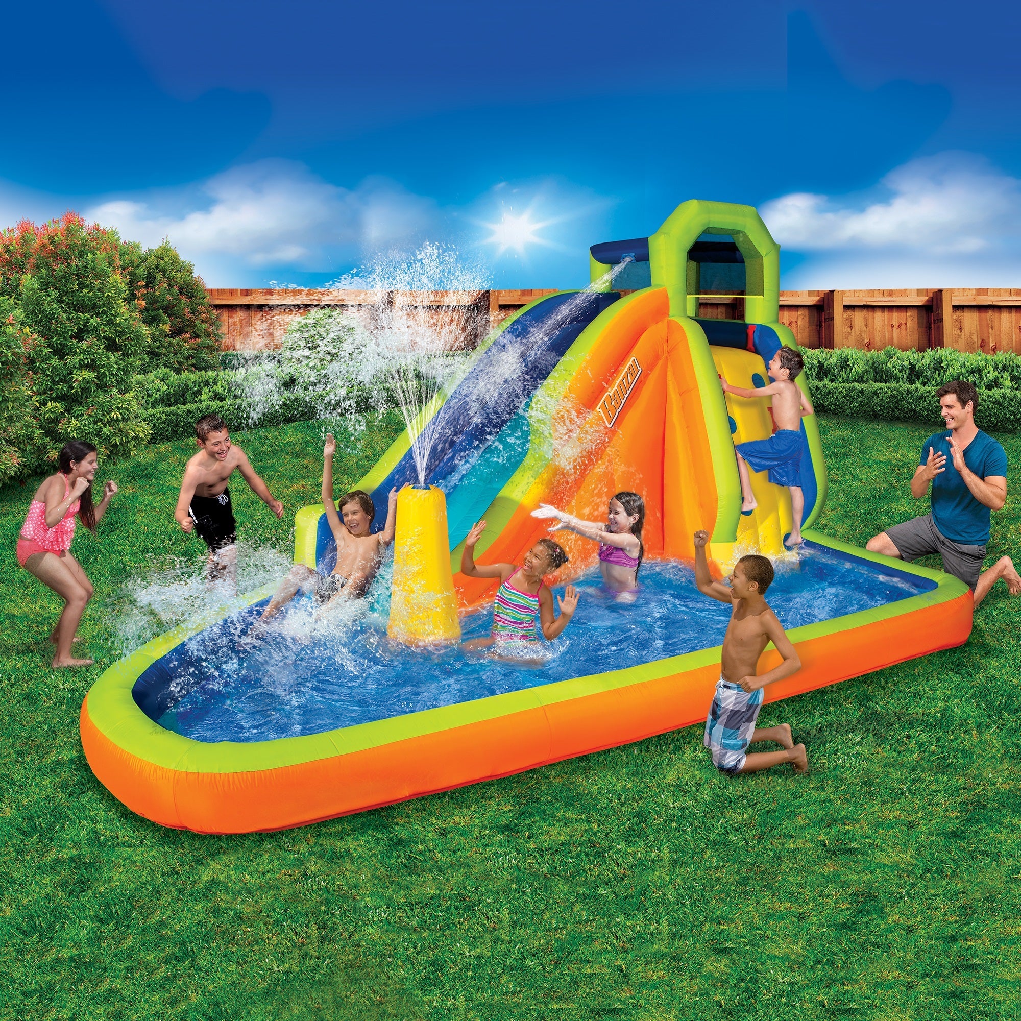 Banzai Inflatable Gushing Geyser Water Park