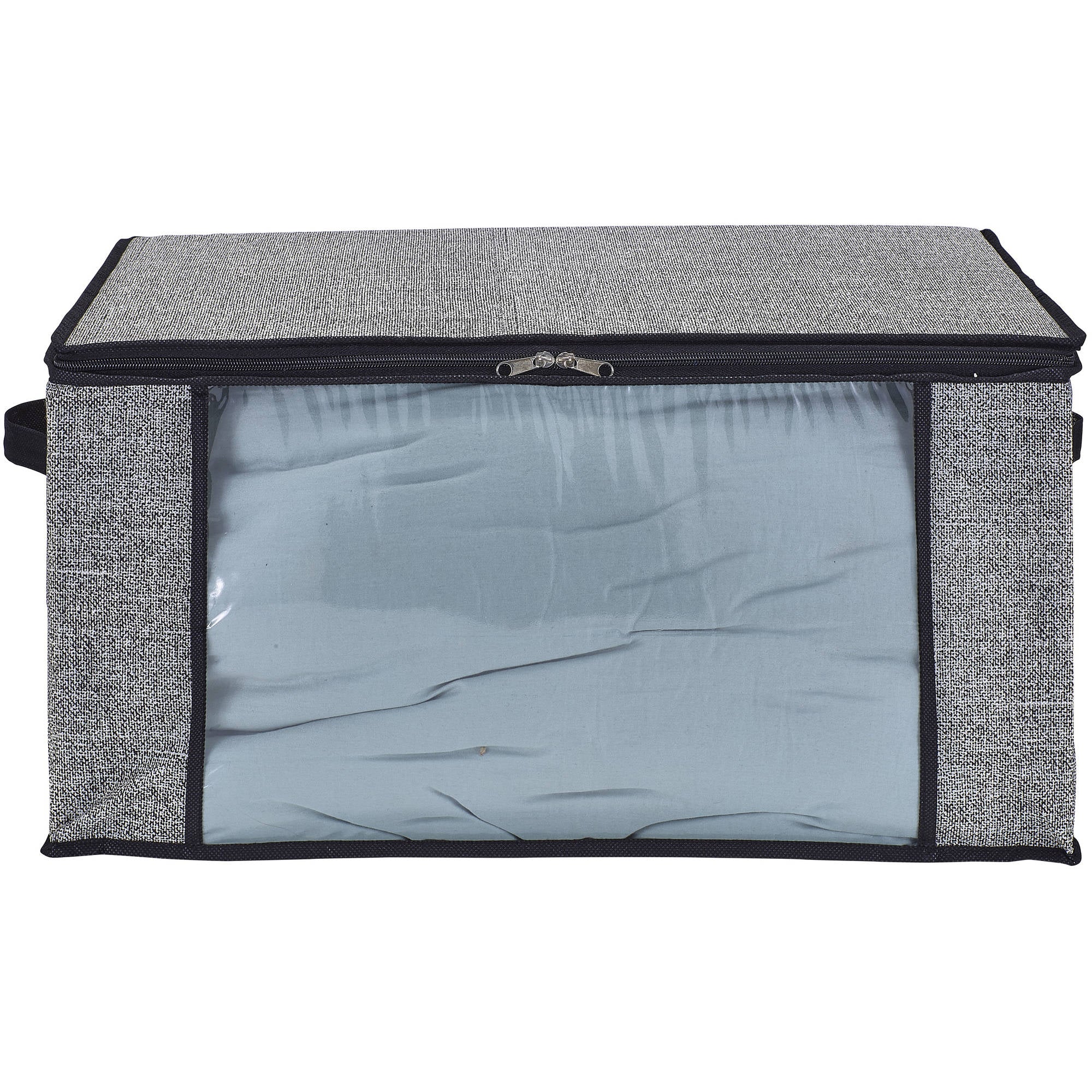 Simplify Blanket Bag Closet Storage in Black Nonwoven