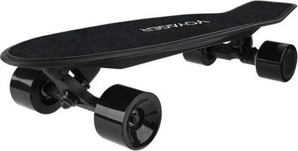 Voyager Neutrino Black Electric Skateboard， with Bluetooth Remote for Kids