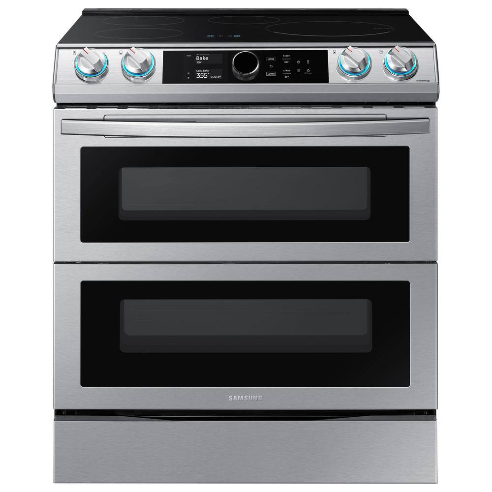  6.3 cu. ft. 4-Burner Slide-In Electric Induction Range with Air Fry in Fingerprint Resistant Stainless Steel NE63T8951SS