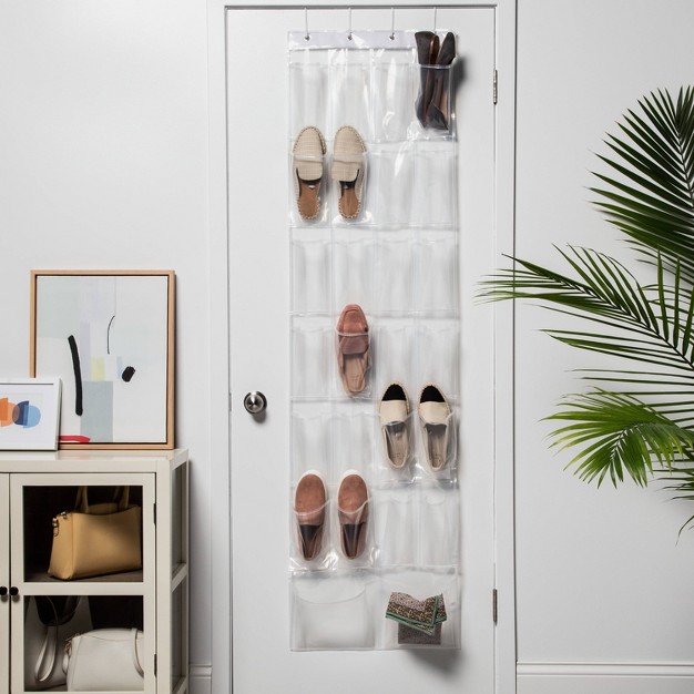 Over the door Shoe Organizer Clear