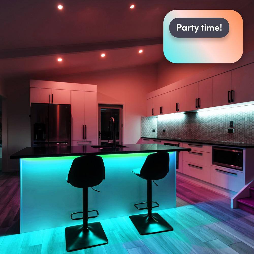 LIFX 40 in. Multi-Color Smart Wi-Fi LED Strip Light Extension Works with AlexaHey GoogleHomeKitSiri LZ1RGBWUS