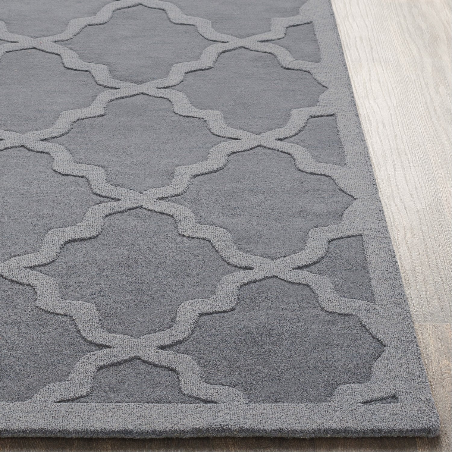 Central Park Rug in Medium Gray