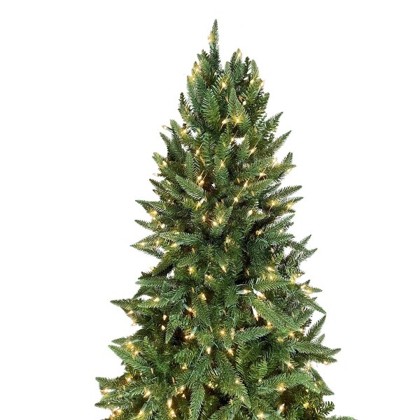 Yellowstone Artificial Pine Easy Pole PreLit Christmas Tree