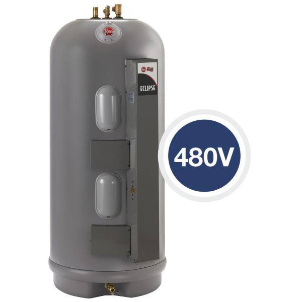 Rheem Marathon Eclipse Medium Duty 85 gal. Commercial Non Metallic Electric Tank Water Heater 480-Volt 12.4 kW ME85-12-G 480 V