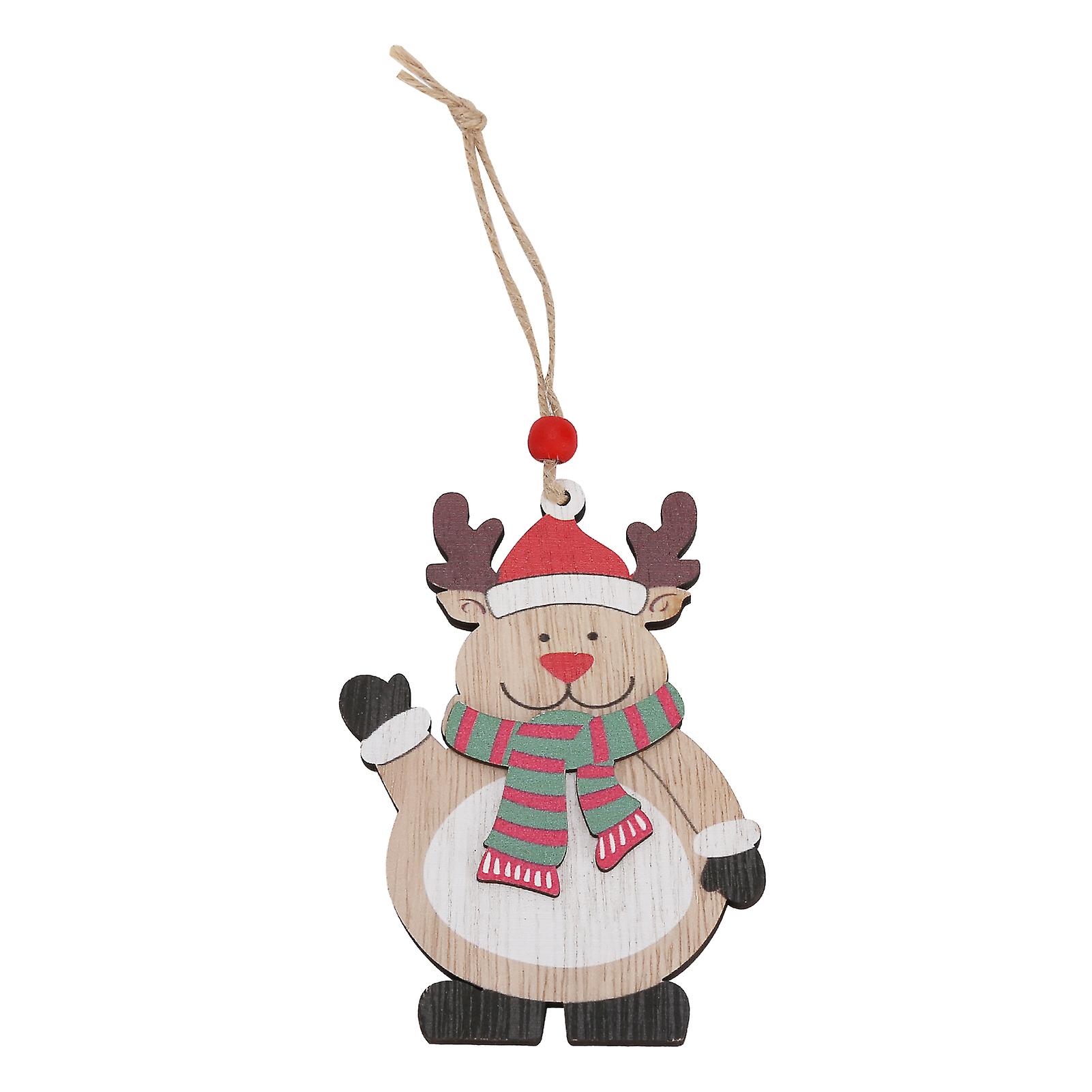 Diy Christmas Ornament Wooden Christmas Tree Decoration For Spring Festival Homeelk