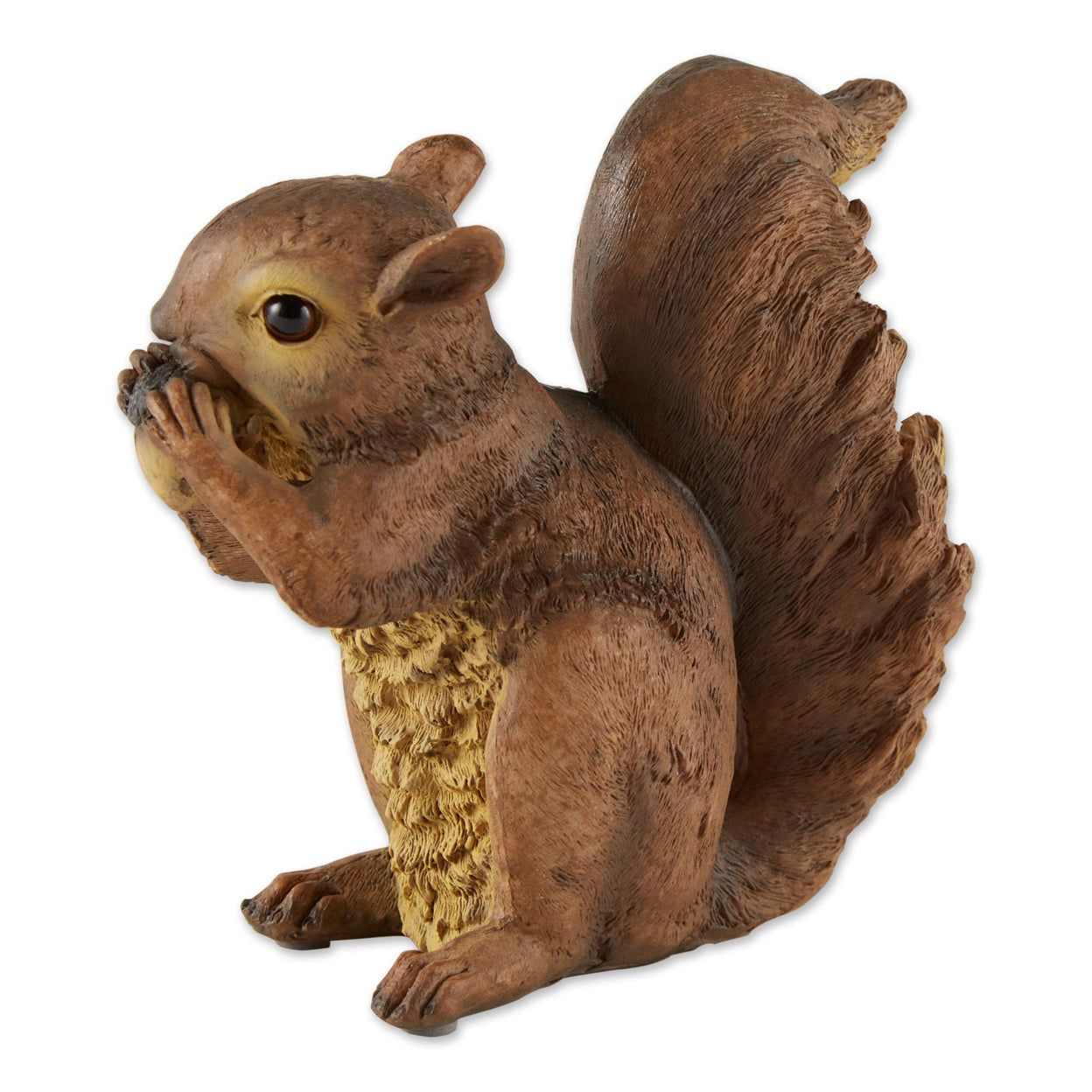 Set of 2 Nibbling Squirrel Garden Statues