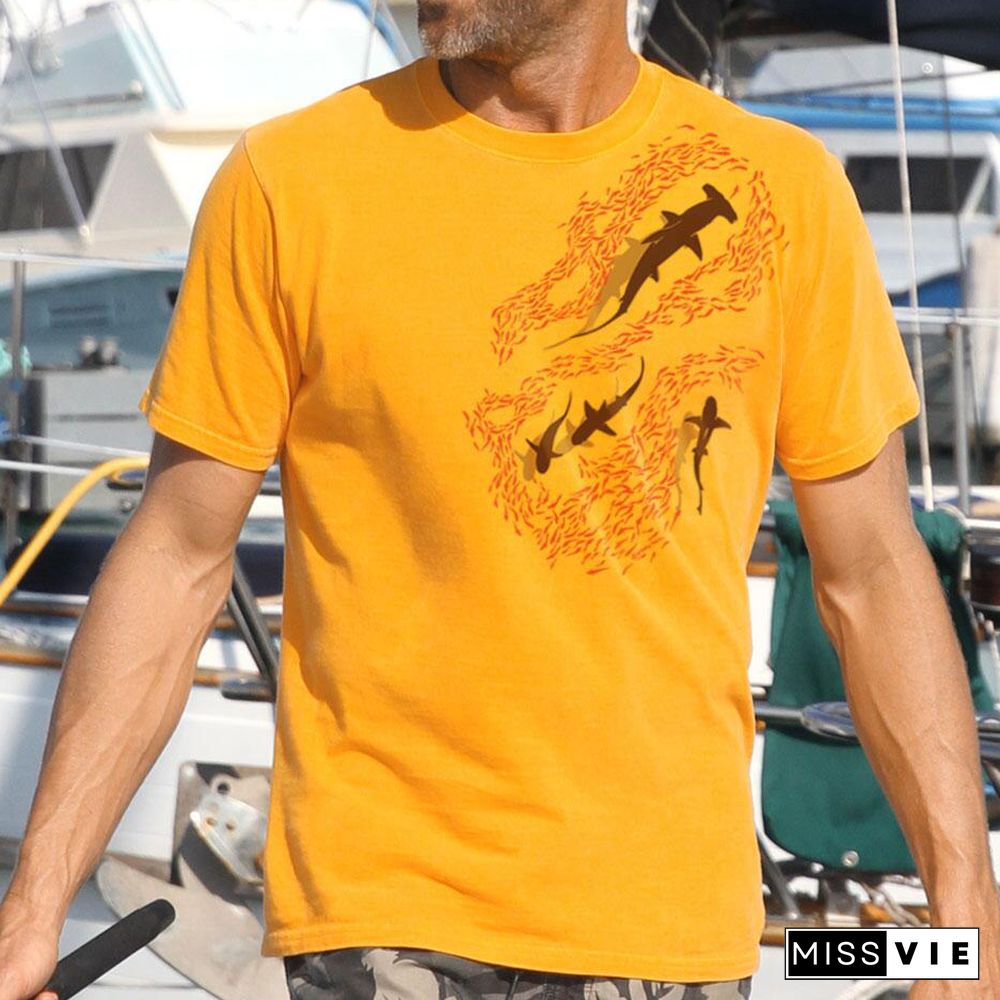 The Chase Mango Short Sleeve Crew Neck T-Shirt