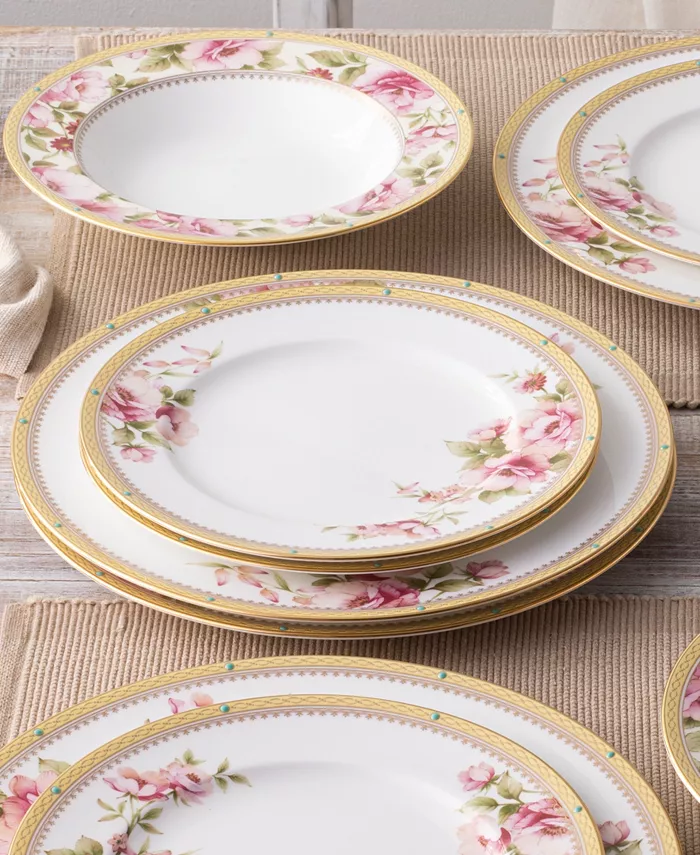 Noritake Hertford Set of 4 Dinner Plates Service For 4