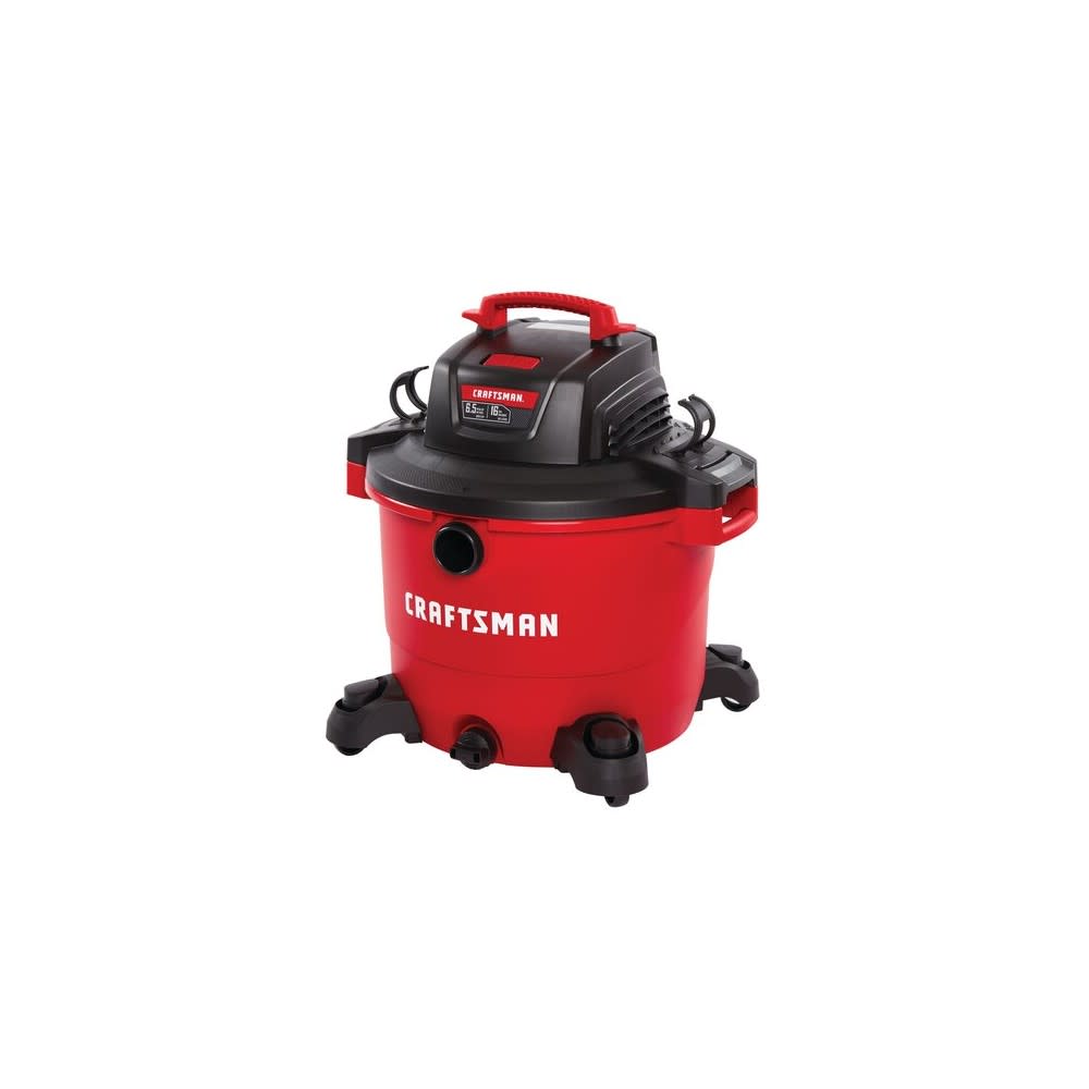 Craftsman Wet/Dry Vacuum 16 Gallon Corded 120V 6.5HP Peak ;