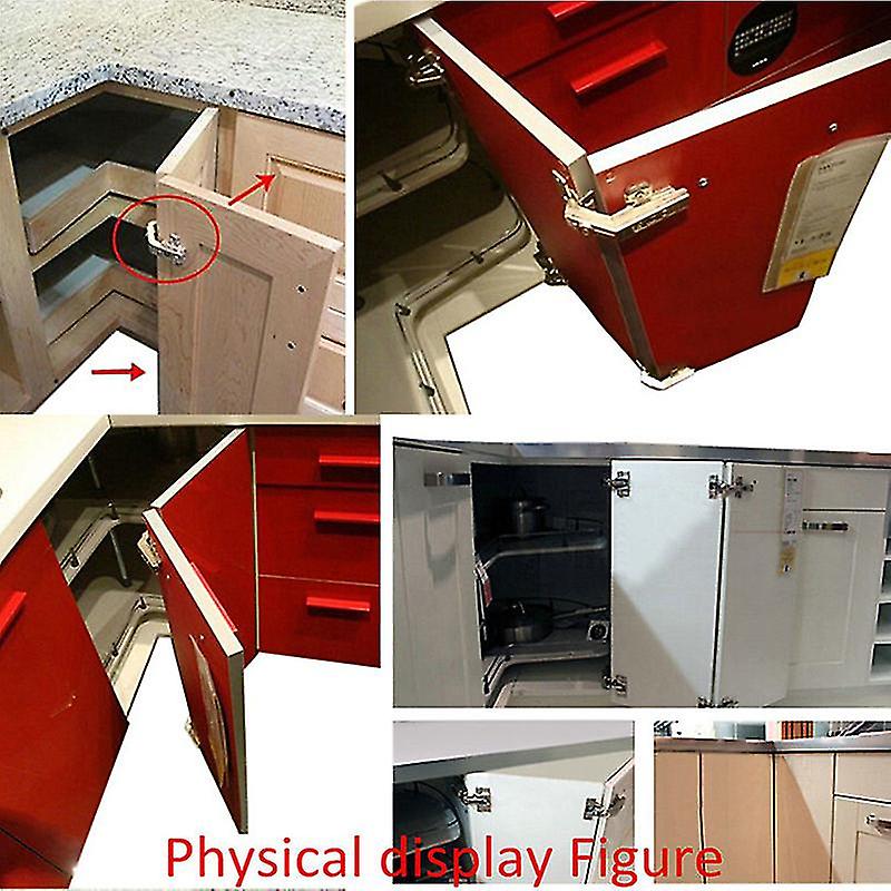 At 135 Degree Corner Folded Cabinet Door Hinges Face Frame Soft Close Half Overlay Kitchen