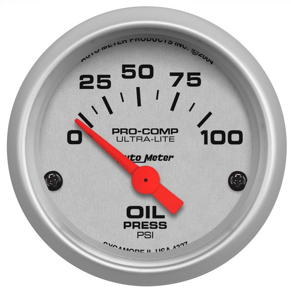 Auto Meter 4327 2'Mini Ultra Oil Press