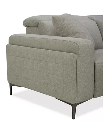 Furniture Adney 88 2 Pc Zero Gravity Fabric Sofa with 2 Power Recliners