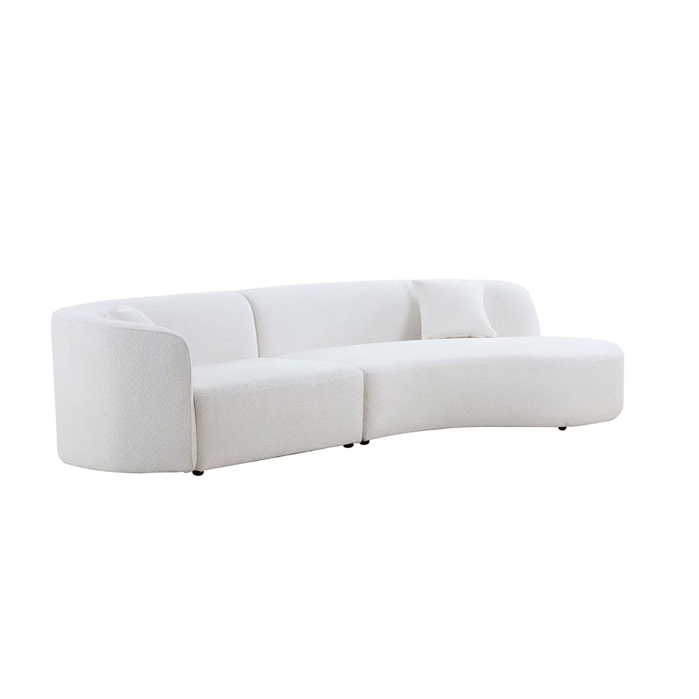 Luxury Modern Style Living Room Upholstery Curved Sofa   126\