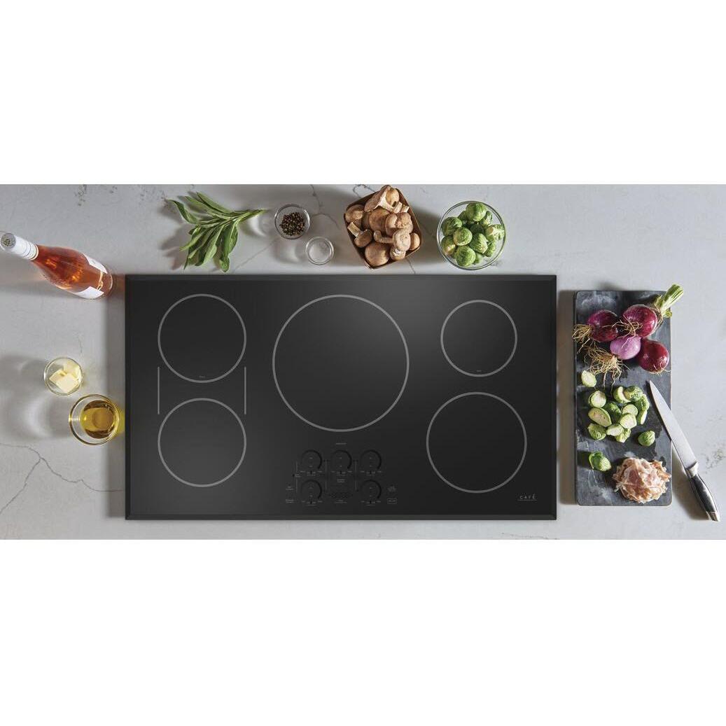 Café 36-inch Built-in Induction Cooktop with Chef Connect CHP90361TBB