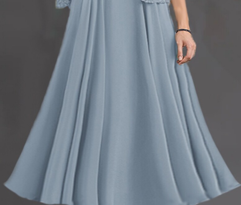 Women's Dress Set Print Ruched Embroidered Layered Two Piece Dress