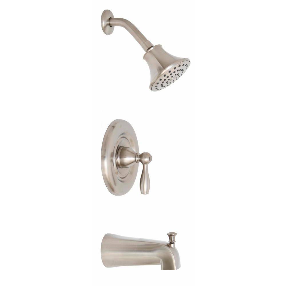 Premier Muir Single-Handle 1-Spray Tub and Shower Faucet in Brushed Nickel 3583694