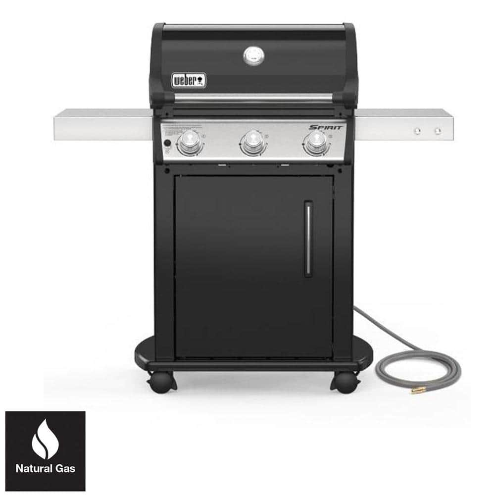 Weber Spirit E-315 3-Burner Natural Gas Grill in Black 47512001