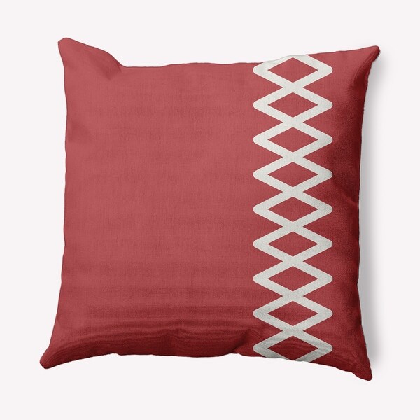 Zipper Stripe Nautical Indoor/Outdoor Throw Pillow