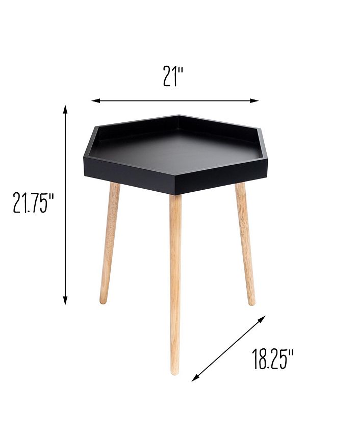 Honey Can Do Hexagon End Table