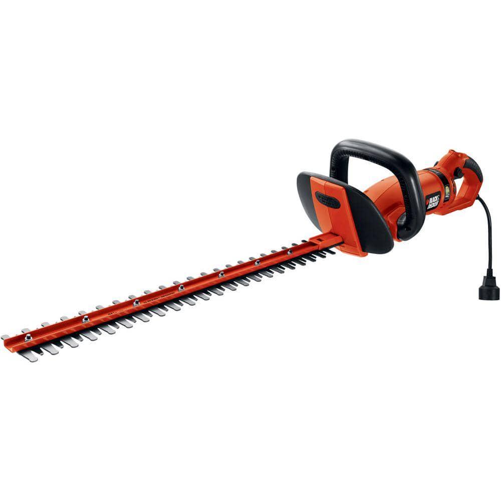 BLACKDECKER 24 in 33 Amp Corded Dual Action Electric Hedge Hog Trimmer with Rotating Handle