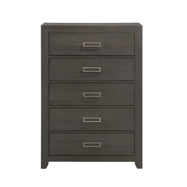 Picket House Furnishings Roma 5-Drawer Chest in Grey - - 35761518