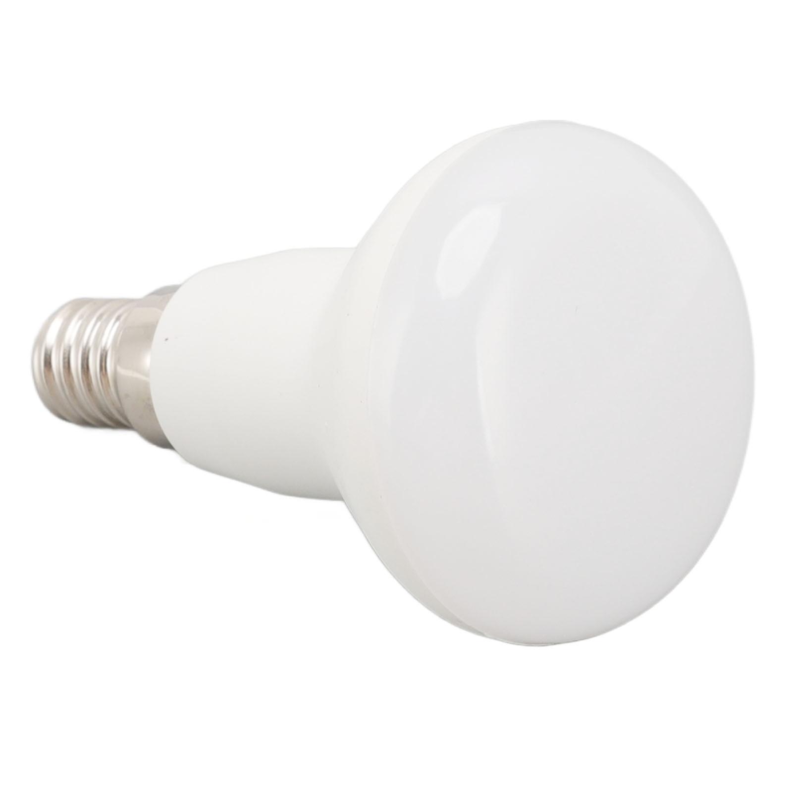 LED Light Bulb Long Neck Mushroom Shape Lamp 120 Degree Beam Angle Wide Flood R50 E14 5W 3000K Warm White 220V