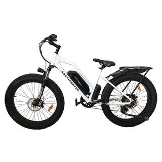 26 in. 750-Watt Camouflage Electric Bike in White ST713B-152