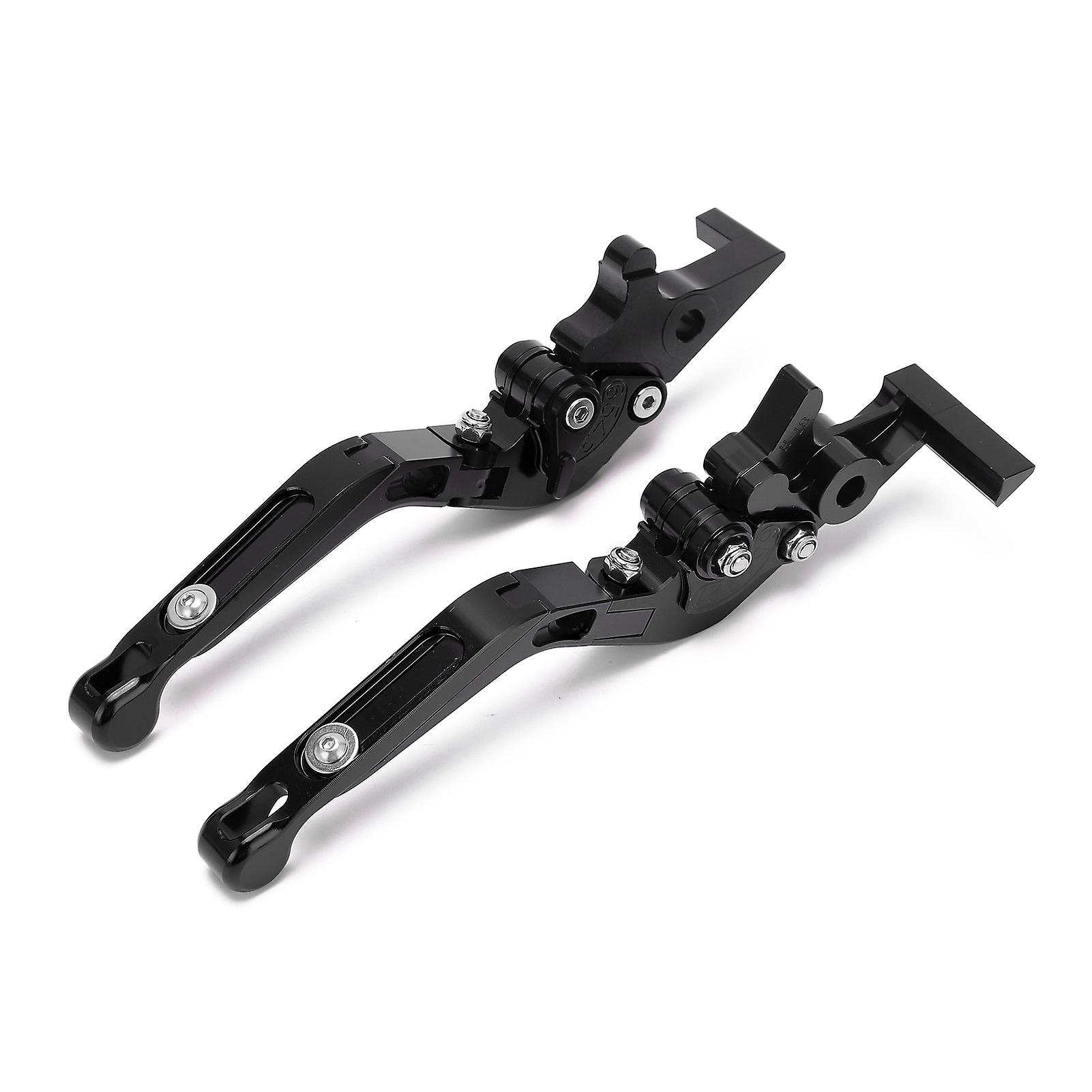 2pcs Motorcycle Brake Clutch Levers Adjustable Cnc Aluminium Alloy Replacement For Adv150 20192021black