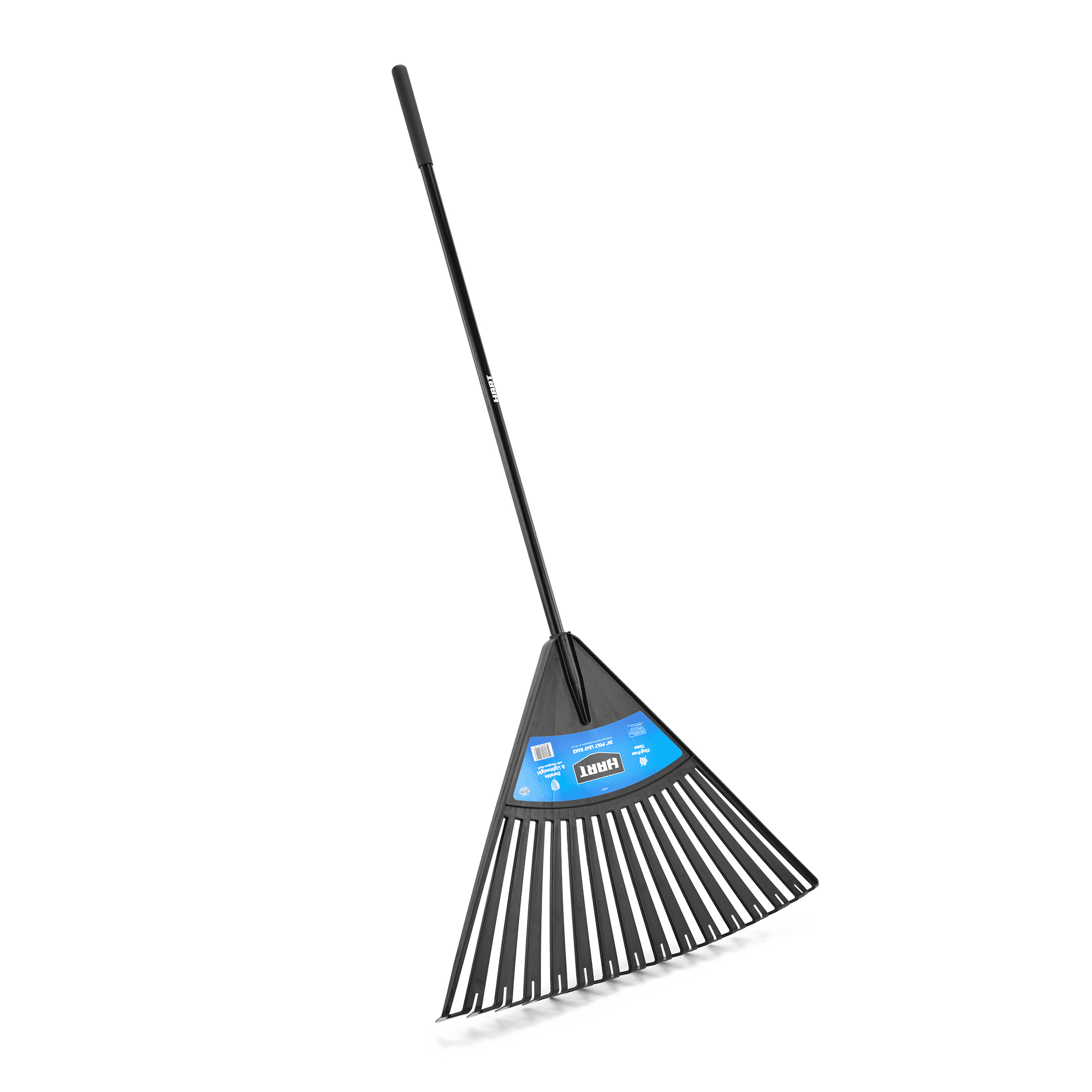 HART Clog-Free 30-inch Leaf Rake with Poly Plastic Head