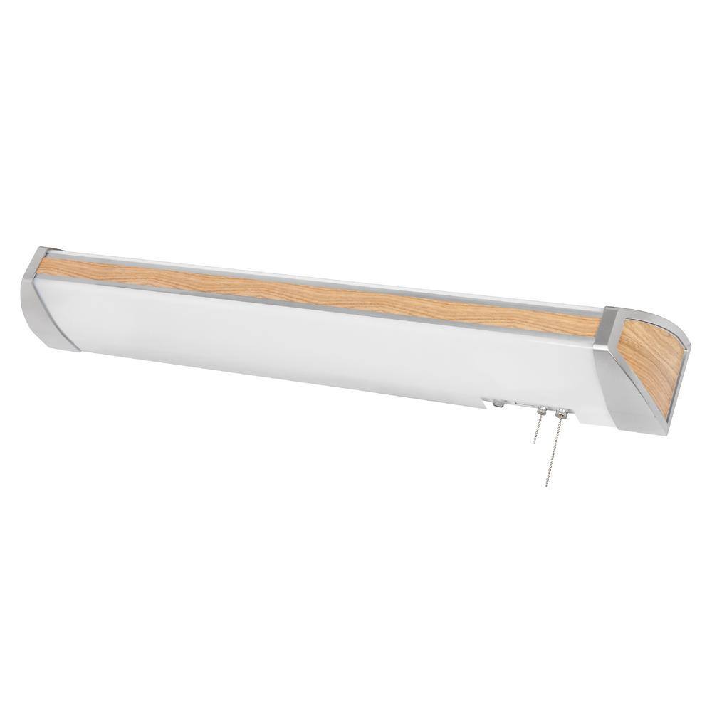 AFX Ideal 52 in. 96-Watt Light Oak Fluorescent Overbed Fixture IDB332E8LK