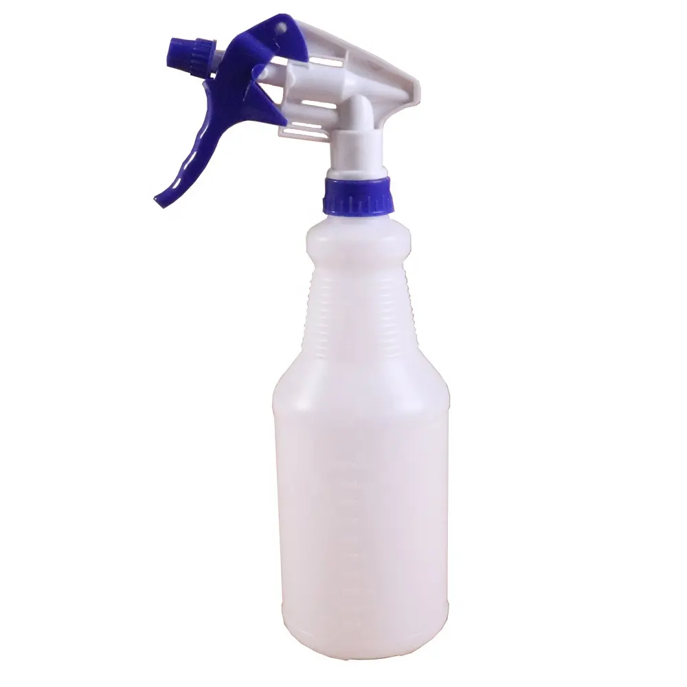 Factory Supply Standard Leak Proof 750ml  HDPE Trigger Spray Bottle Refillable Spray Container