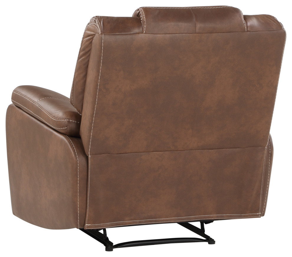 Katrine Manual Recliner   Contemporary   Recliner Chairs   by Homesquare  Houzz