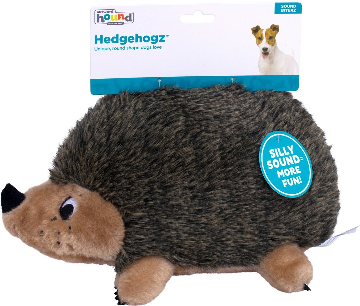 Outward Hound HedgehogZ Squeaky Plush Dog Toy