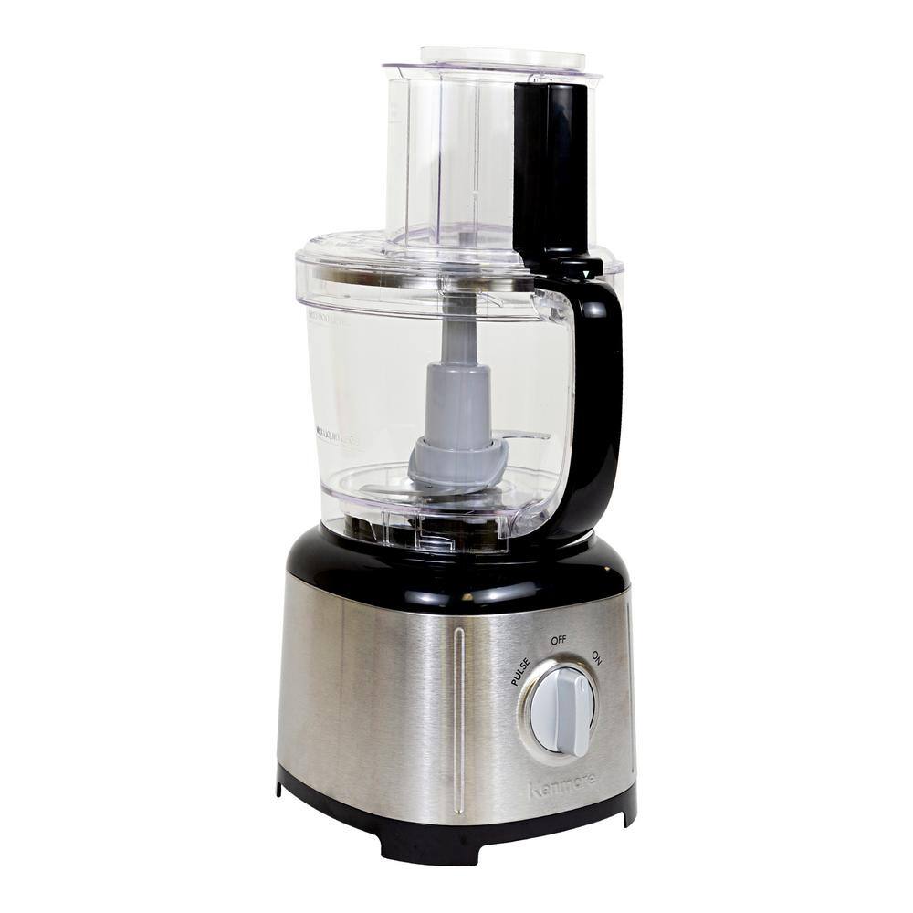 KENMORE Kenmore 11-Cup Food Processor and Vegetable Chopper Reversible SliceShred Disc 500W Black KKFPBlack