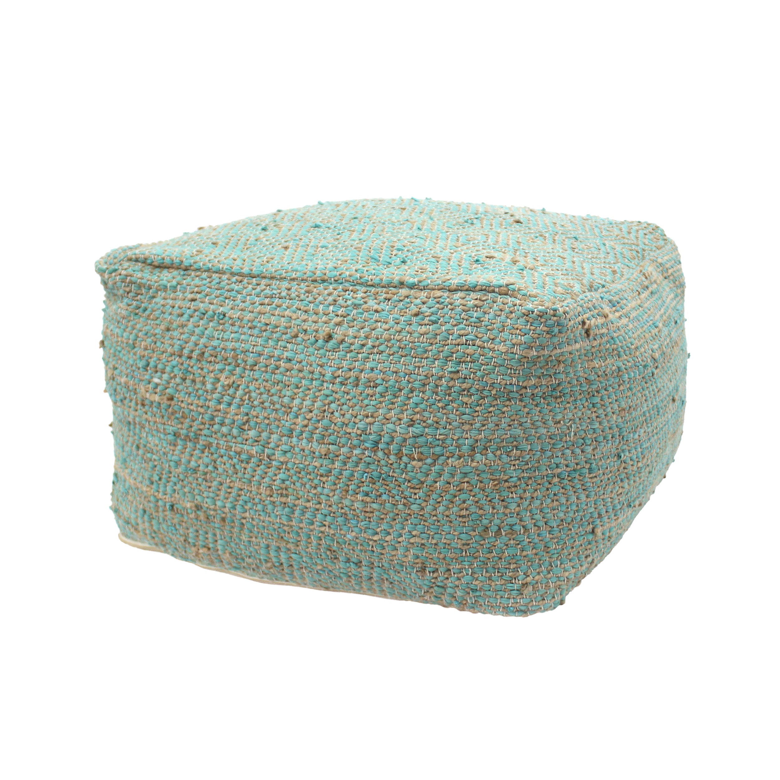 Grace Large Square Boho Style Pouf