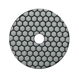 Rubi 4 in. 50 Grit Resin Dry Polishing Pad 61911