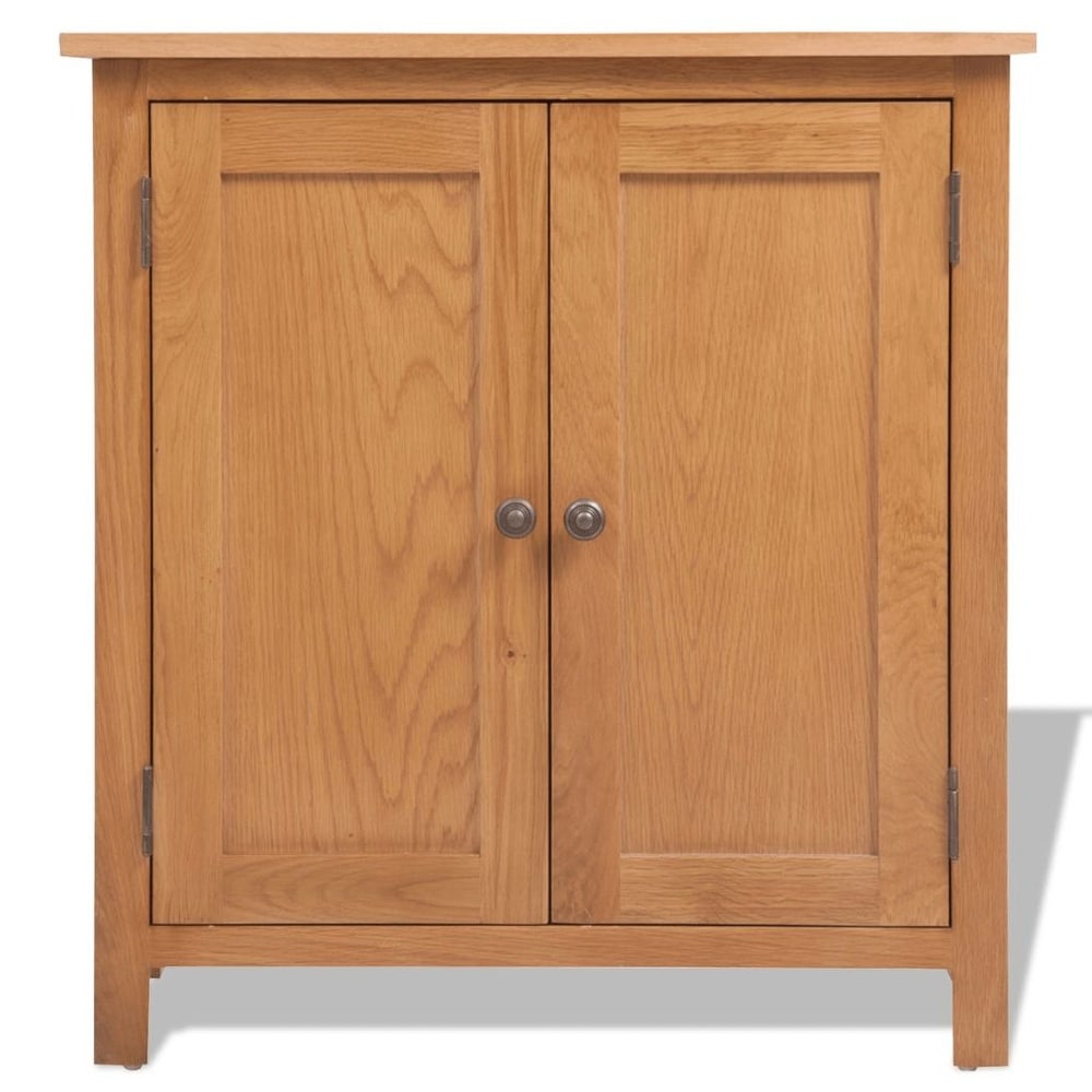 vidaXL Sideboard Solid Oak Wood 27.6\