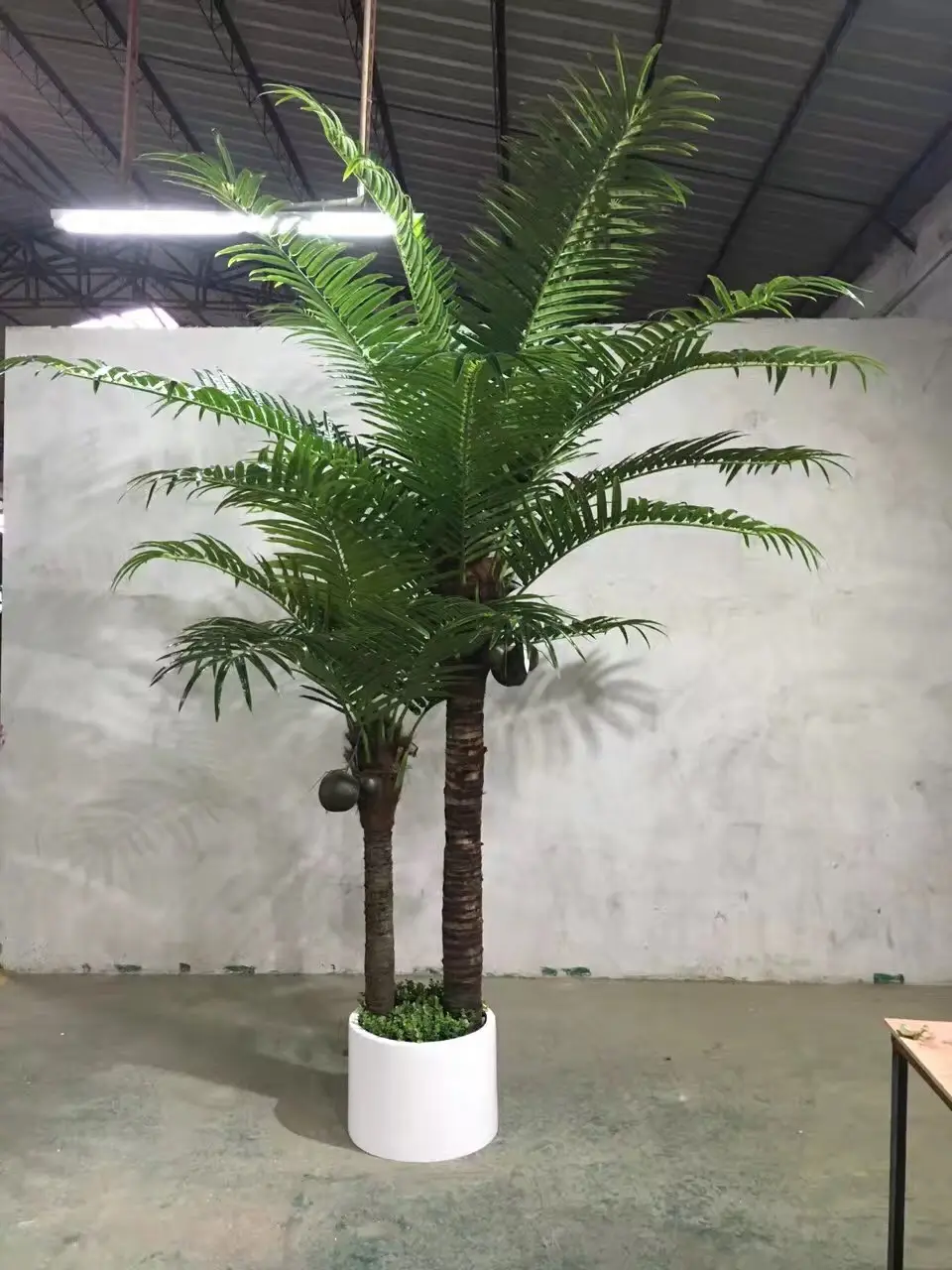 ARTIFICIAL TOPIARY plant Banana tree 15 feet height  Exhibition hall decoration decorative customized garden supplies