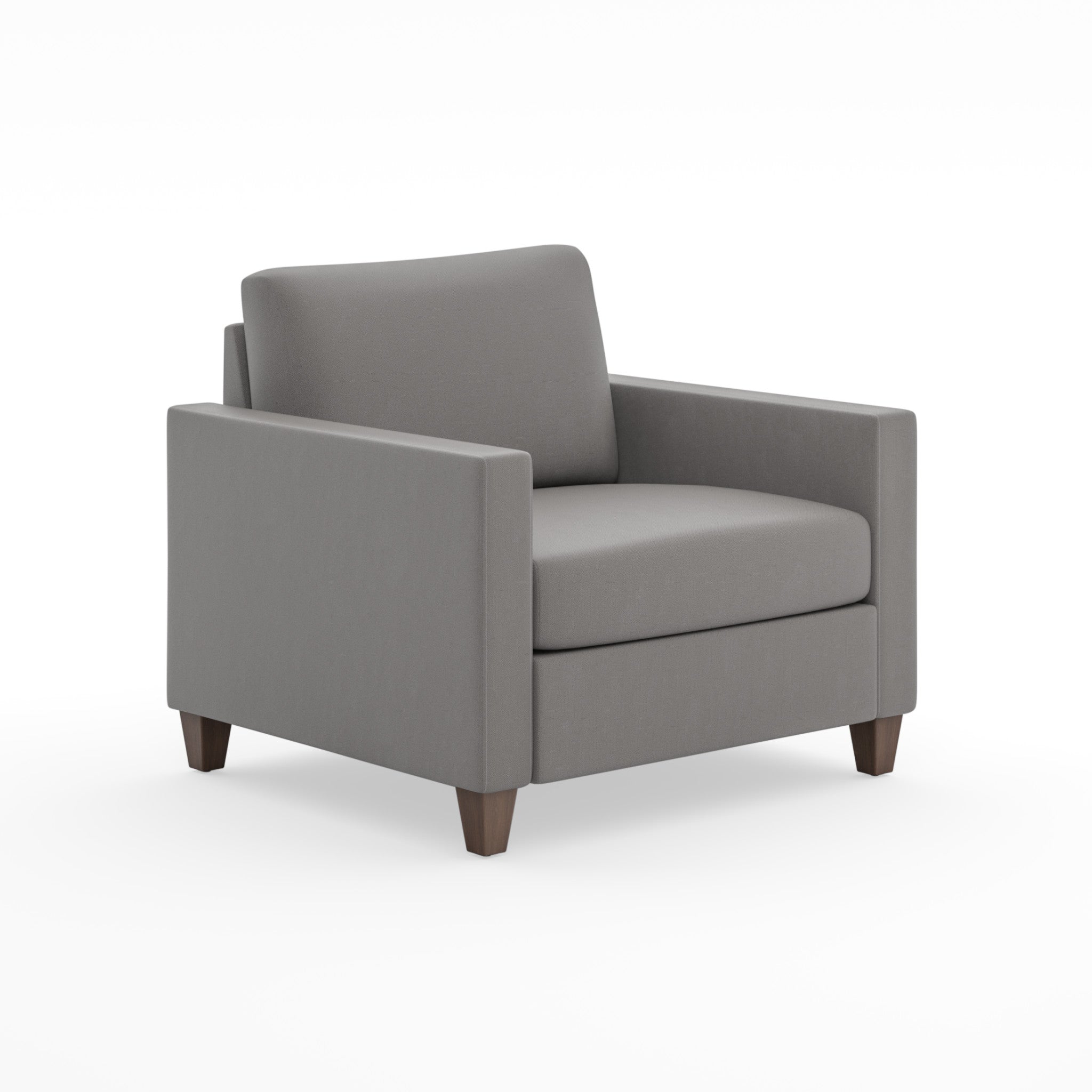 Dylan Gray Armchair and Ottoman