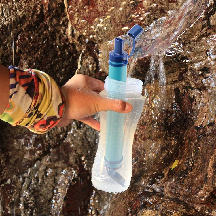 NEW Outdoor Water Purifier Camping Hiking Emergency Life Survival Portable Purifier Water Filter