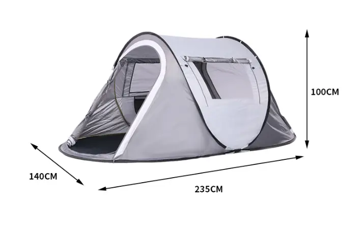 Modern style automatic outdoor tent portable camping trailer tent