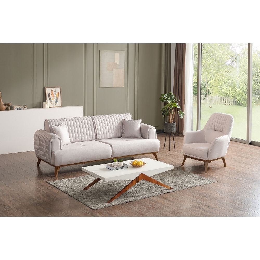 Helina 4 Pieces Living Room Sets 2 Sofa 2 Chair