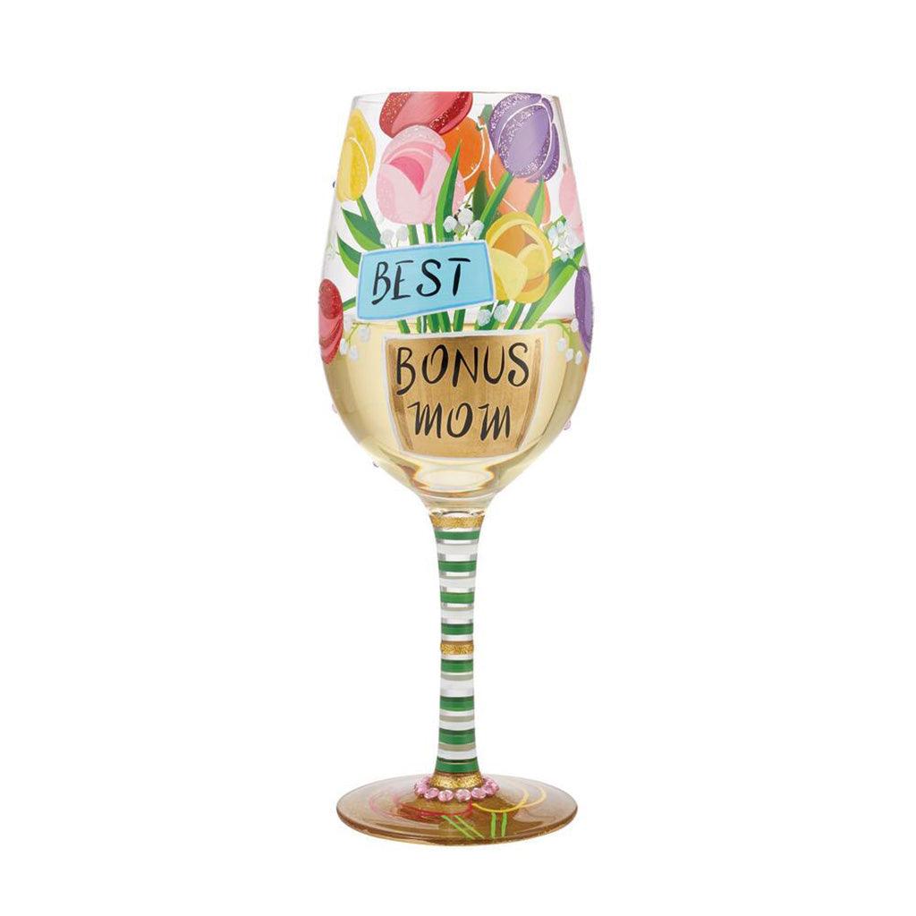 Lolita  Wine Glass Best Bonus Mom