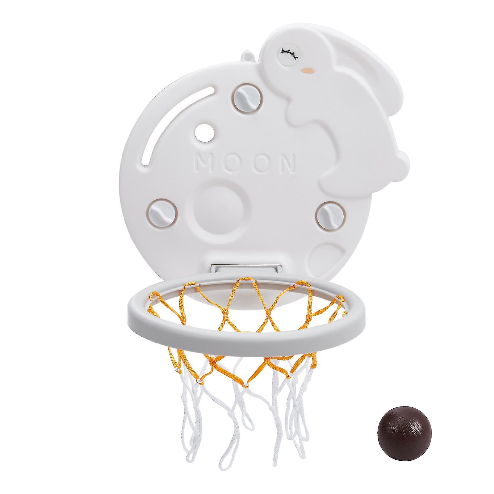 Livingandhome Kids Sport Toy Basketball Hoop Mounted Mini Basketball And Hoop For Kids Toddler