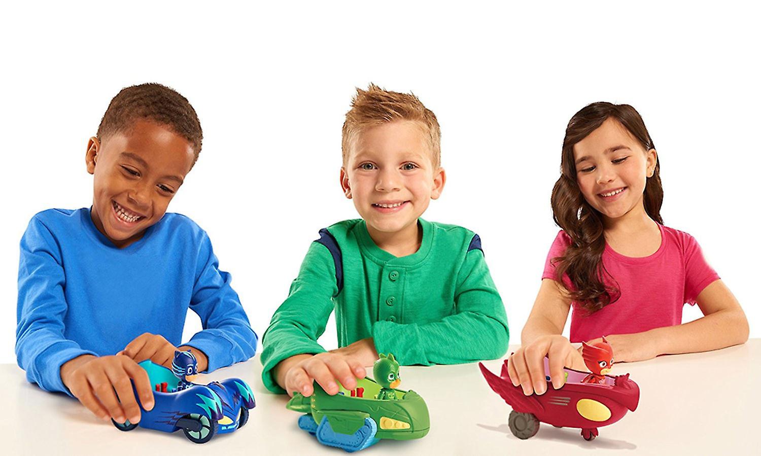 PJ Masks pyjamasheroes vehicle + figure， Romeo ' s Lab