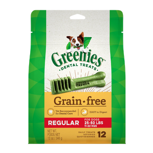 Greenies Grain-Free Dental Dog Treats， 12-oz